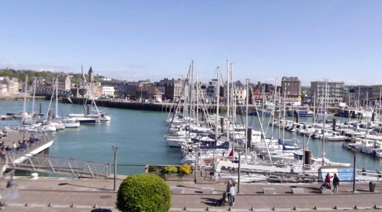 Le Quai 7 4E Apartment Dieppe Bagian luar foto